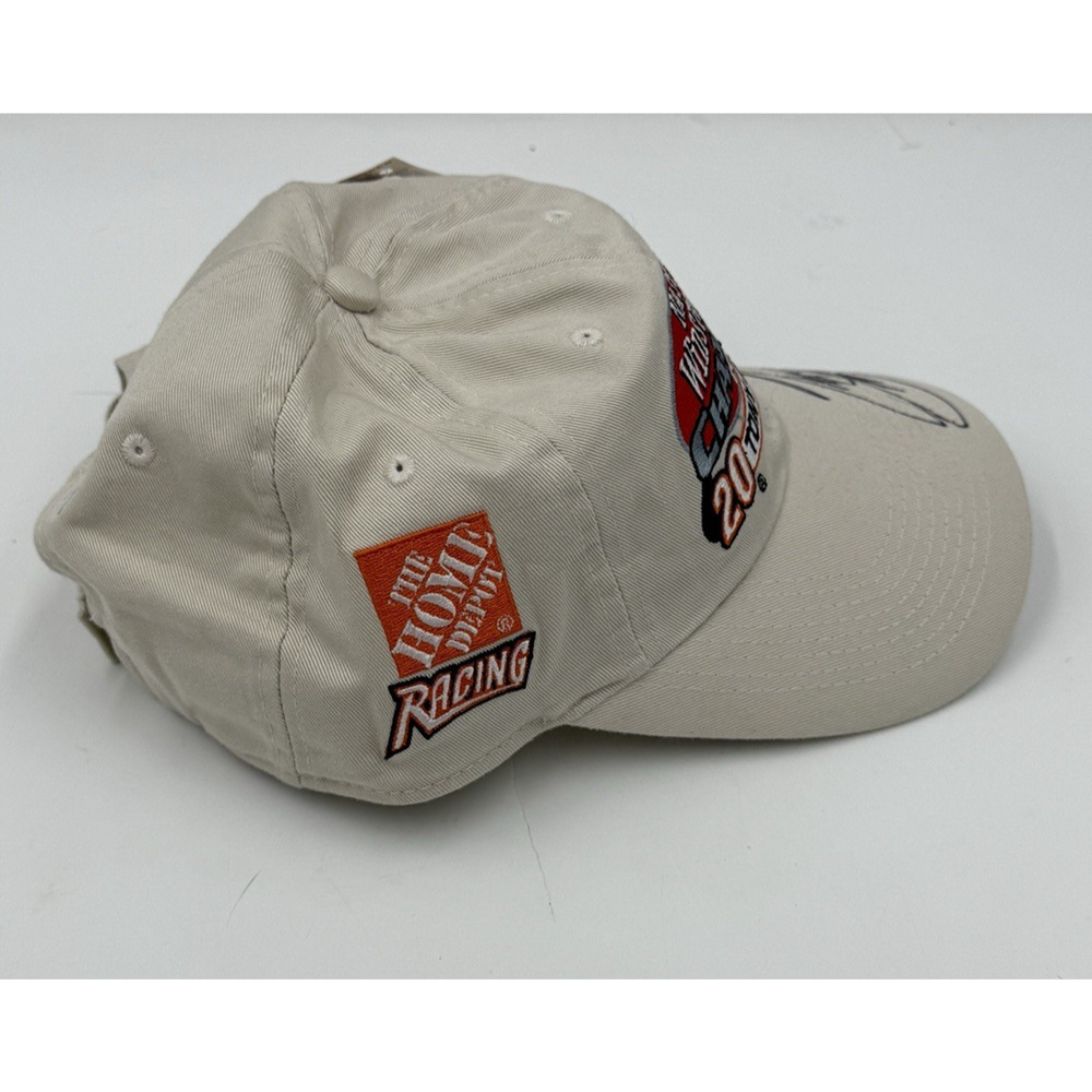 Tony Stewart Signed Hat NASCAR Winston Cup Champion 2002 Chase JSA COA - Picture 7 of 11